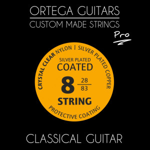 8-Saiten-Satz Nylon Ortega Cristal