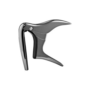 Ortega Klassischer Kapodaster Schwarz Chrom