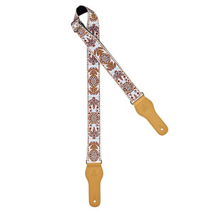 Ortega Gitarrengurt Baumwolle Weiß
