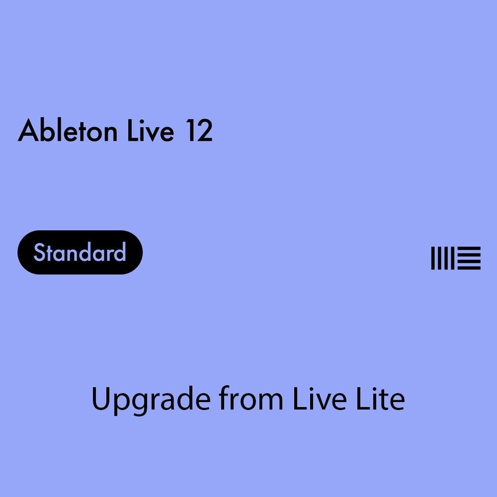 Ableton Live 12 Standard - Actualización desde Lite (licencia transferible)