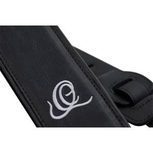 Ortega Gitarrengurt Leder Vintage Ash