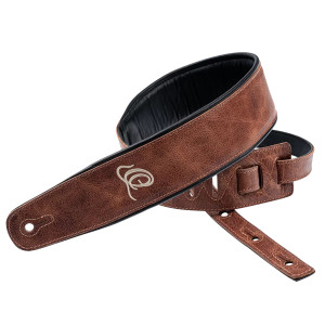 Ortega Gitarrengurt Leder V. Caramel