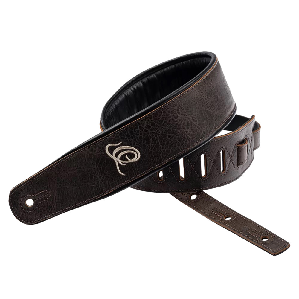 Ortega Gitarrengurt Leder V. Bronze