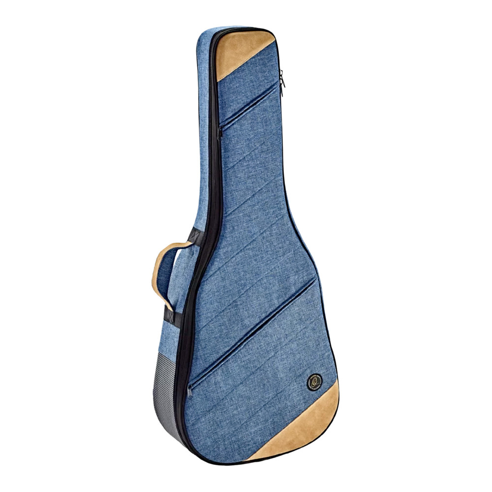 Leichter Koffer Ortega Dreadnought Blau