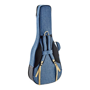 Leichter Koffer Ortega Dreadnought Blau
