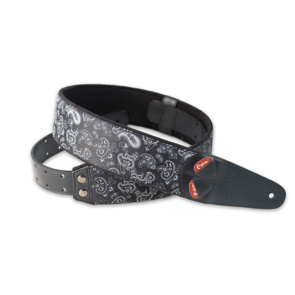 Veganer Gurt Righton Paisley Schwarz