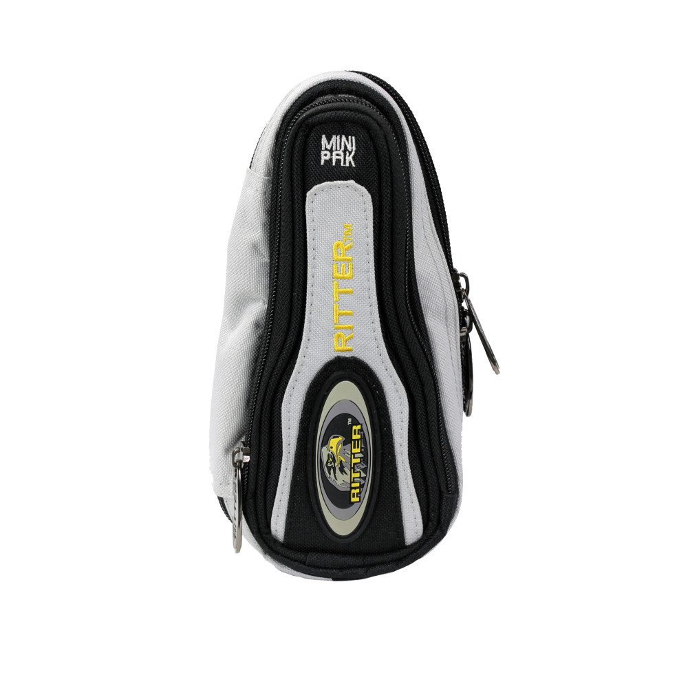 Mini-Tasche Grau/schwarz