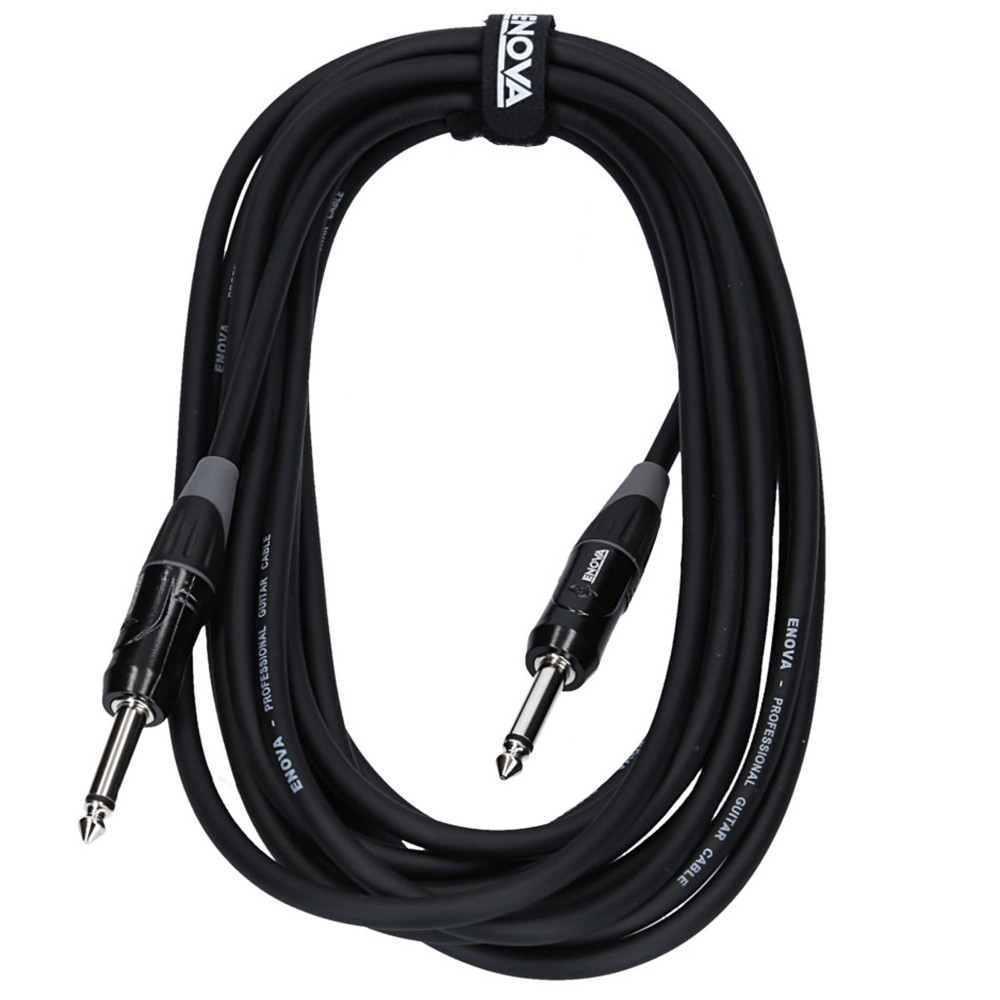 Enova Instrumentenkabel Jack 6m Schwarz