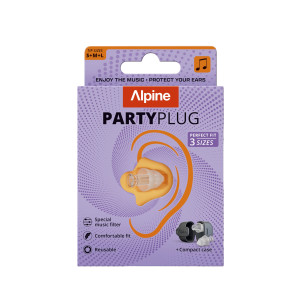 Alpine Partyplug Ohrstöpsel Transparent