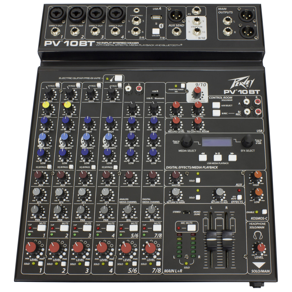 Peavey Pv 10 Bt Mischpult