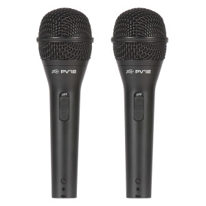 Pack mit 2 dynamischen Mikrofonen Peavey Pvi 2