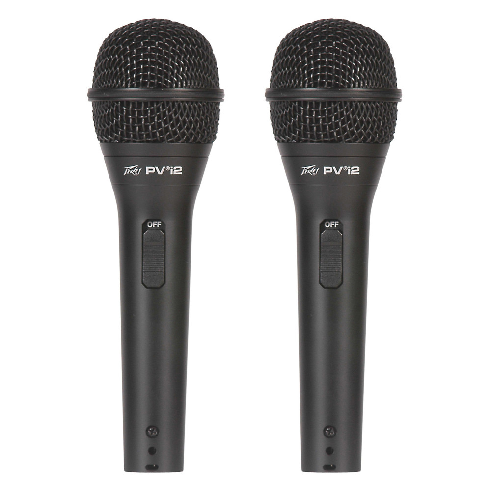 Pack mit 2 dynamischen Mikrofonen Peavey Pvi 2