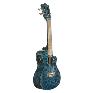 Konzert-Ukulele Lanikai Ahorn Qm-blcec