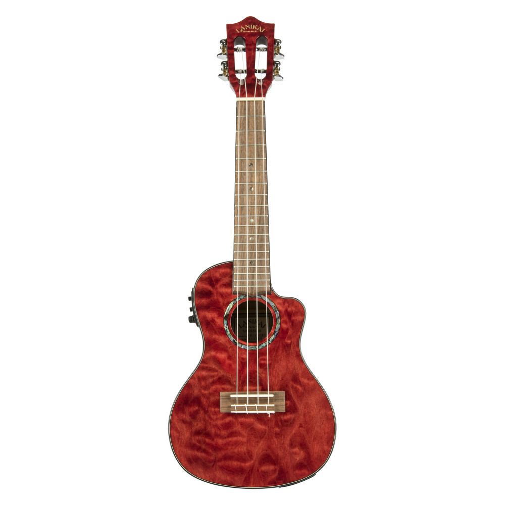 Concert-Ukulele Lanikai Ahorn Qm-rdcec
