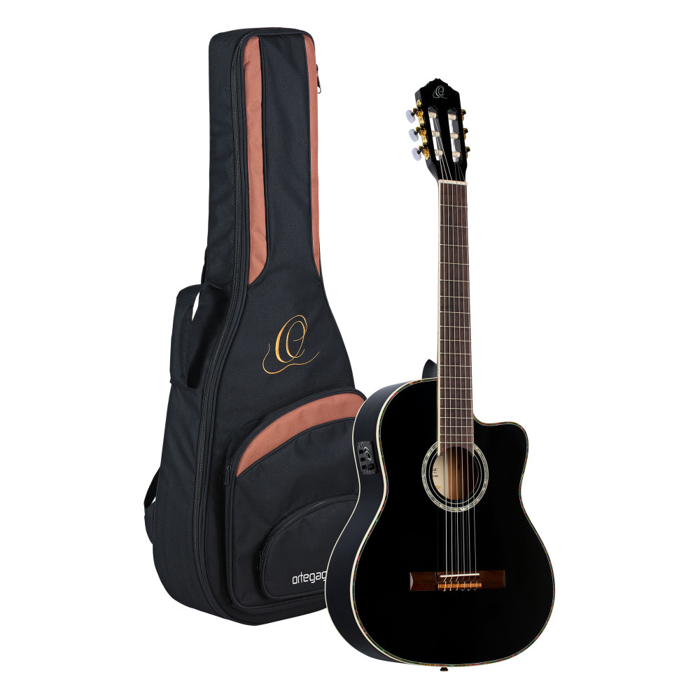 Ortega Gitarre Rce141 Fichte Schwarz