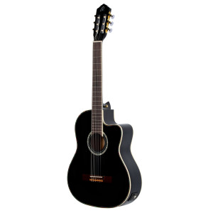 Ortega Gitarre Rce141 Fichte Schwarz