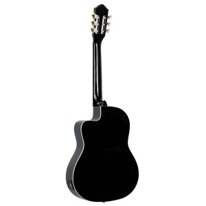 Ortega-Gitarre Rce145 Fichte Schwarz