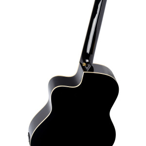 Ortega-Gitarre Rce145 Fichte Schwarz
