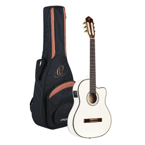 Ortega Rce145 Gitarre Fichte Weiß