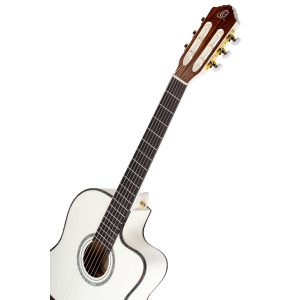 Ortega Rce145 White Spruce Guitar