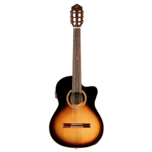 Ortega Gitarre R158 Massive Fichte, Cw Eq