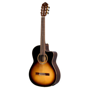 Ortega Gitarre R158 Massive Fichte, Cw Eq