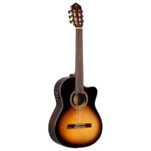 Ortega Gitarre R158 Massive Fichte, Cw Eq