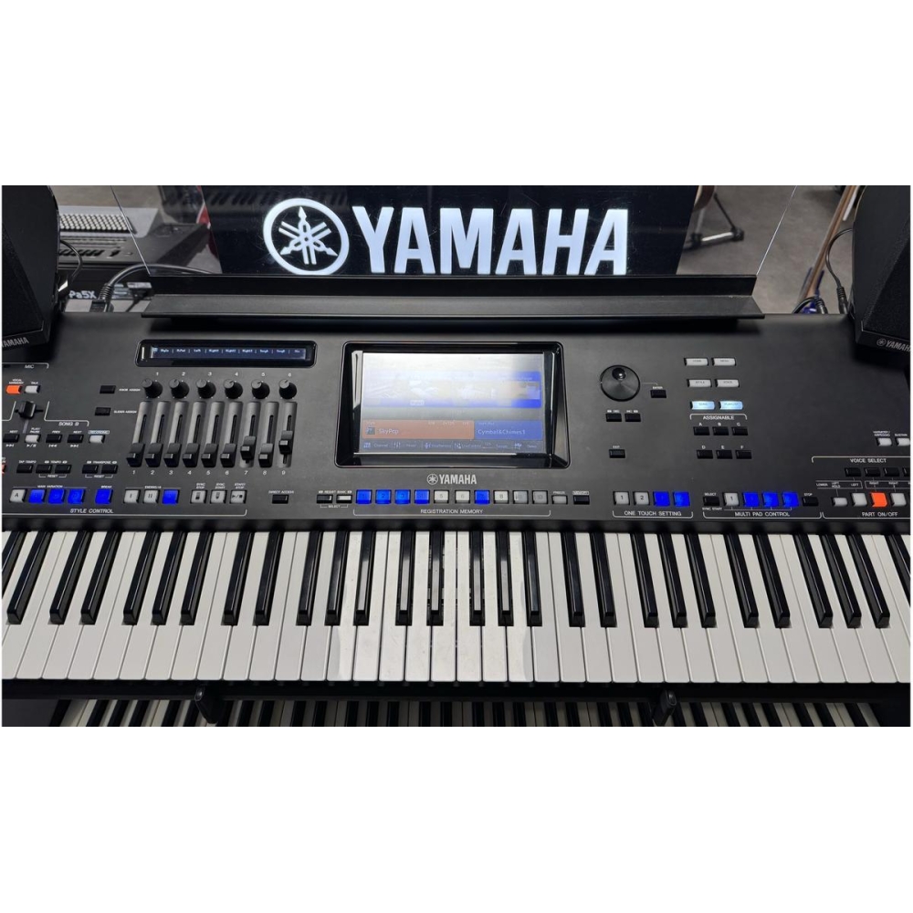 Yamaha Genos 1 is a professional arranger workstation keyboard designed for musicians and producers seeking a powerful and versa