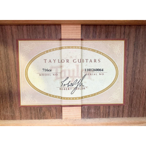 Taylor 716CE Natural 2010