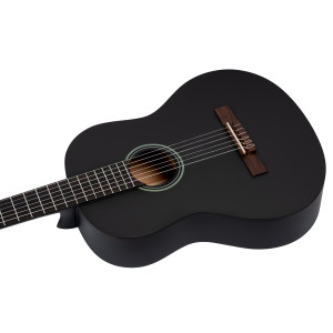 Ortega Gitarre Rst5 Fichte Schwarz Ohne Hou