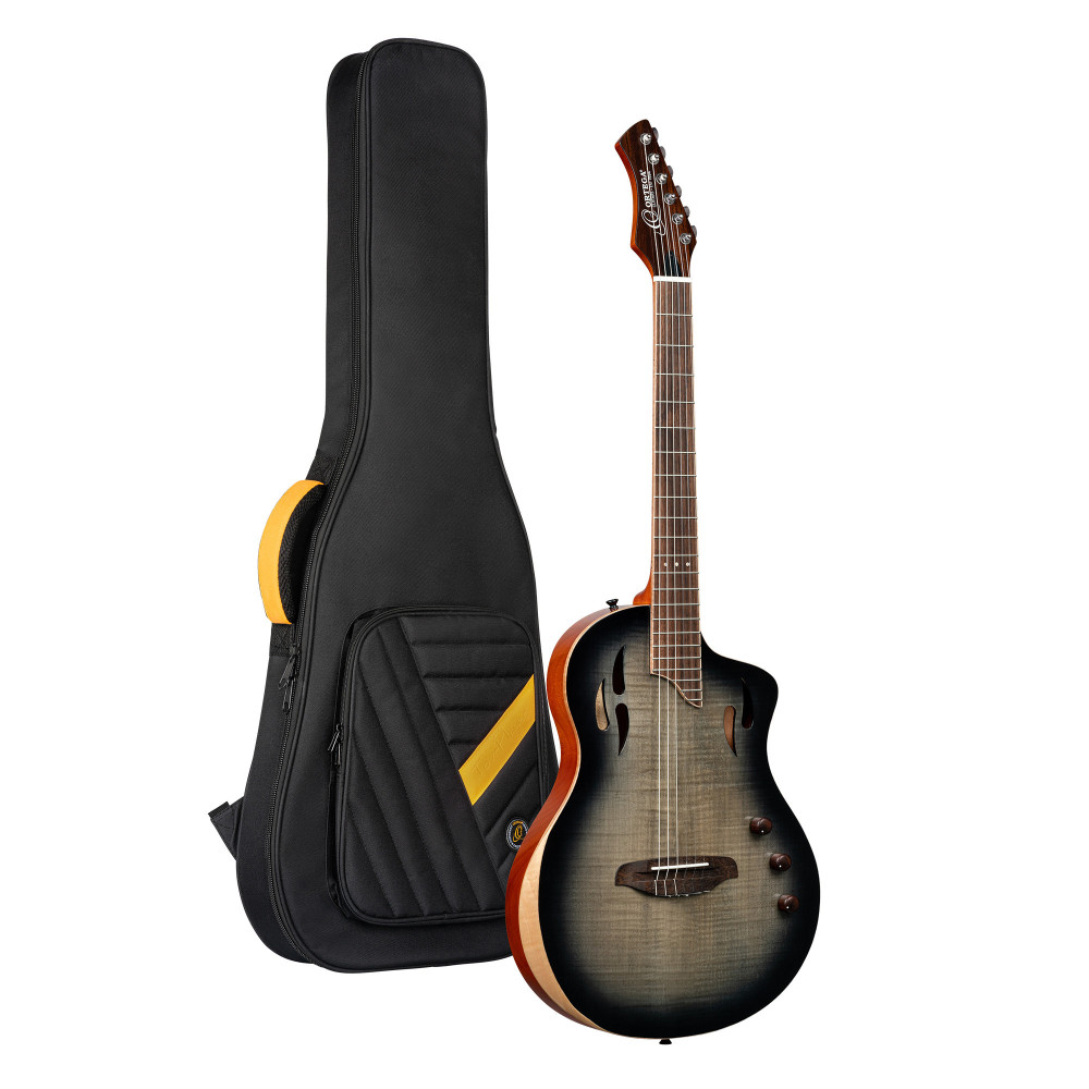 Ortega Tourplayer Gitarre Grau Burst