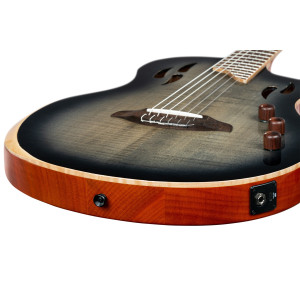 Ortega Tourplayer Gitarre Grau Burst