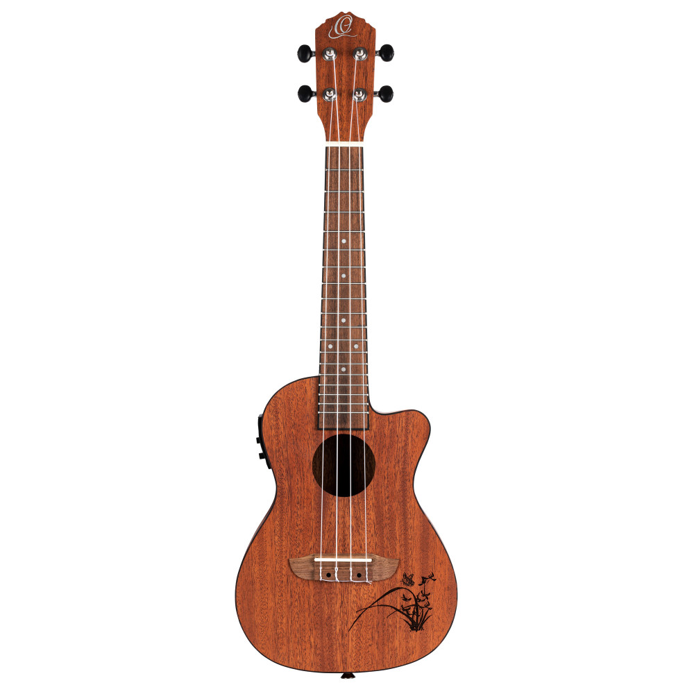 Concert-Ukulele Ortega, Mahagoni, Cw Eq