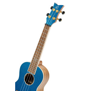Concert-Ukulele Ortega, Element Blau