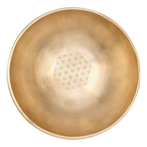 Set Singing Bowl Sonic Enery 600g Flower