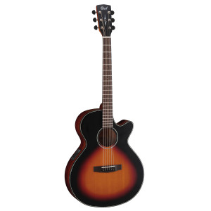 Cort Sfx-e Gitarre Sunburst Satiniert