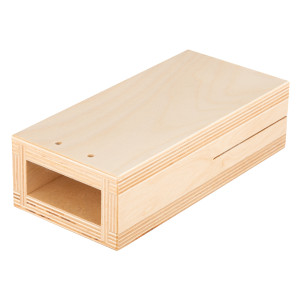 Temple Block Holz Meinl Groß + Halterung