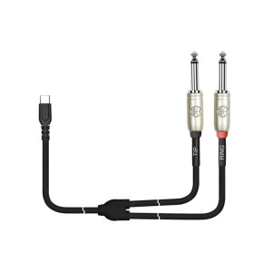 Usb-Kabel Y Kirlin 3m 2 Klinken Schwarz