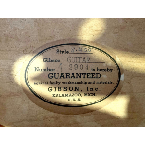 Gibson Super 400 Sunburst 1949