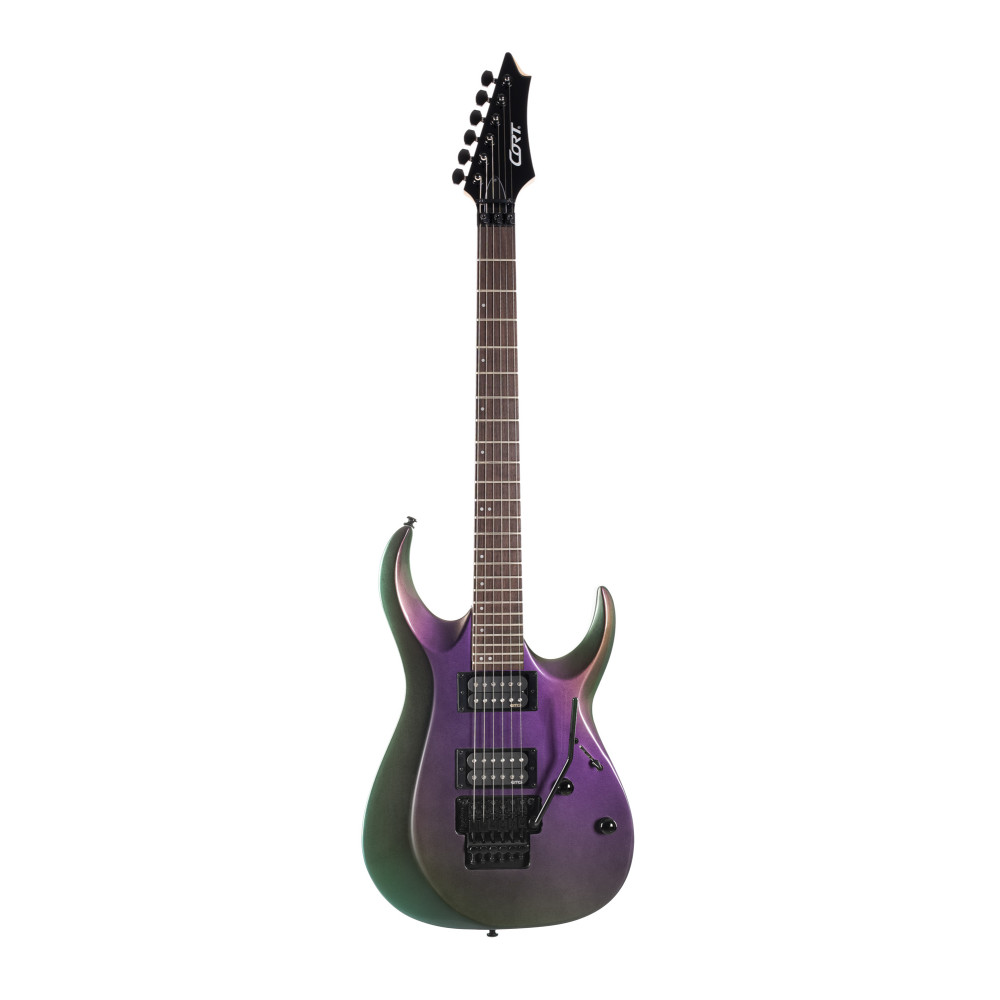 Cort X300 E-Gitarre Flip Purple