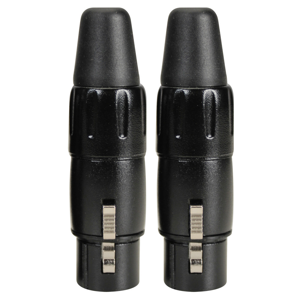 Kirlin Pack 2 Fiche Xlr Femelle Noir