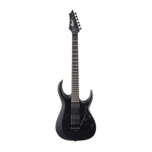 Cort X500 Menace E-Gitarre Schwarz Satiniert