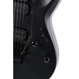 Cort X500 Menace E-Gitarre Schwarz Satiniert