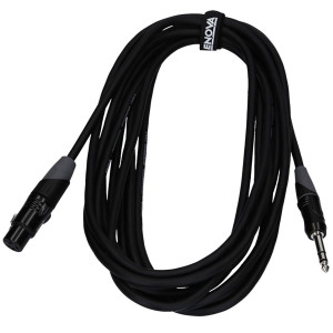 Enova Mikrofonkabel XLR F - Klinke St 1m