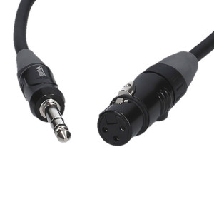Enova Mikrofonkabel XLR F - Klinke St 1m