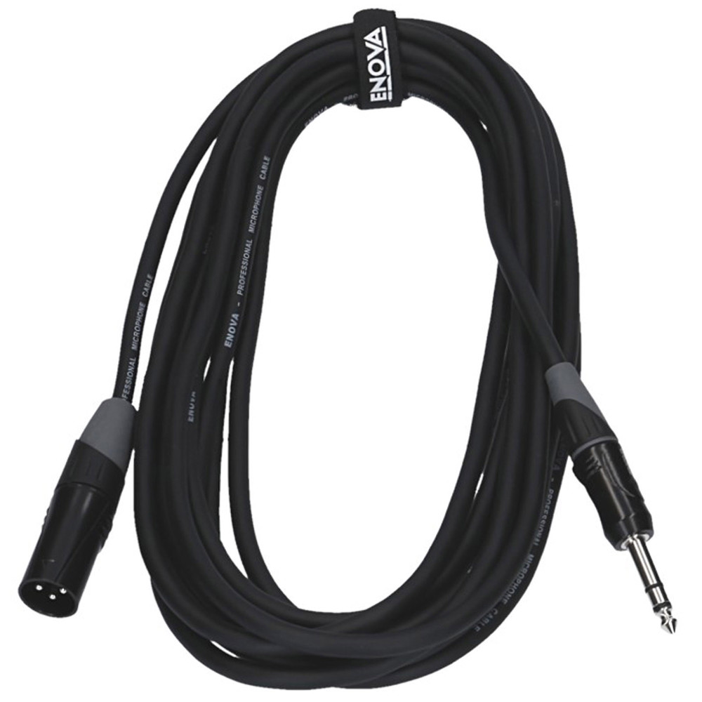 Mikrofonkabel Enova Xlr M - Jack St 1m