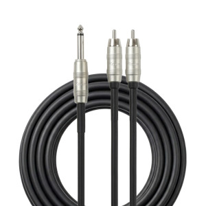 Kirlin Kabel 2 Rca/Mono Klinke 3m