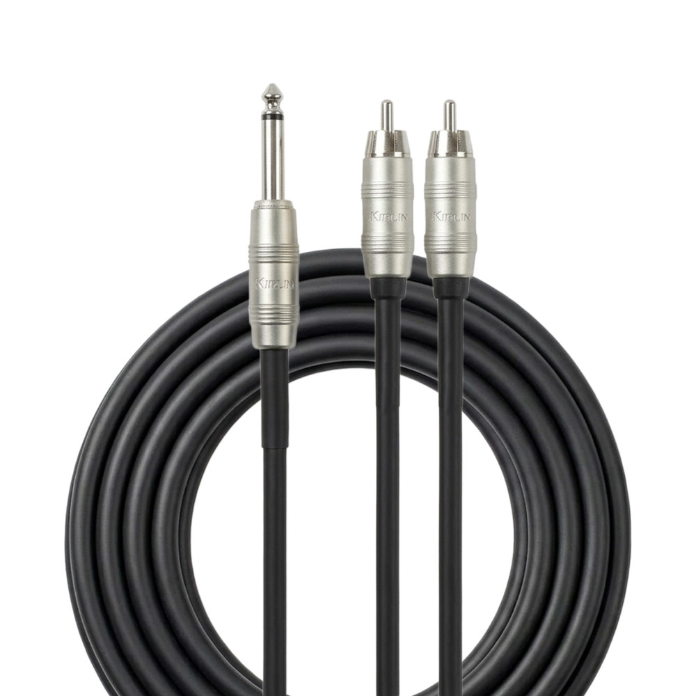 Kirlin Kabel 2 Rca/Mono Klinke 3m