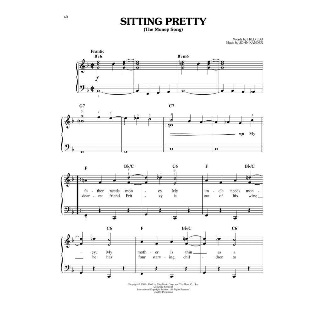 Sitting Pretty (The Money Song)