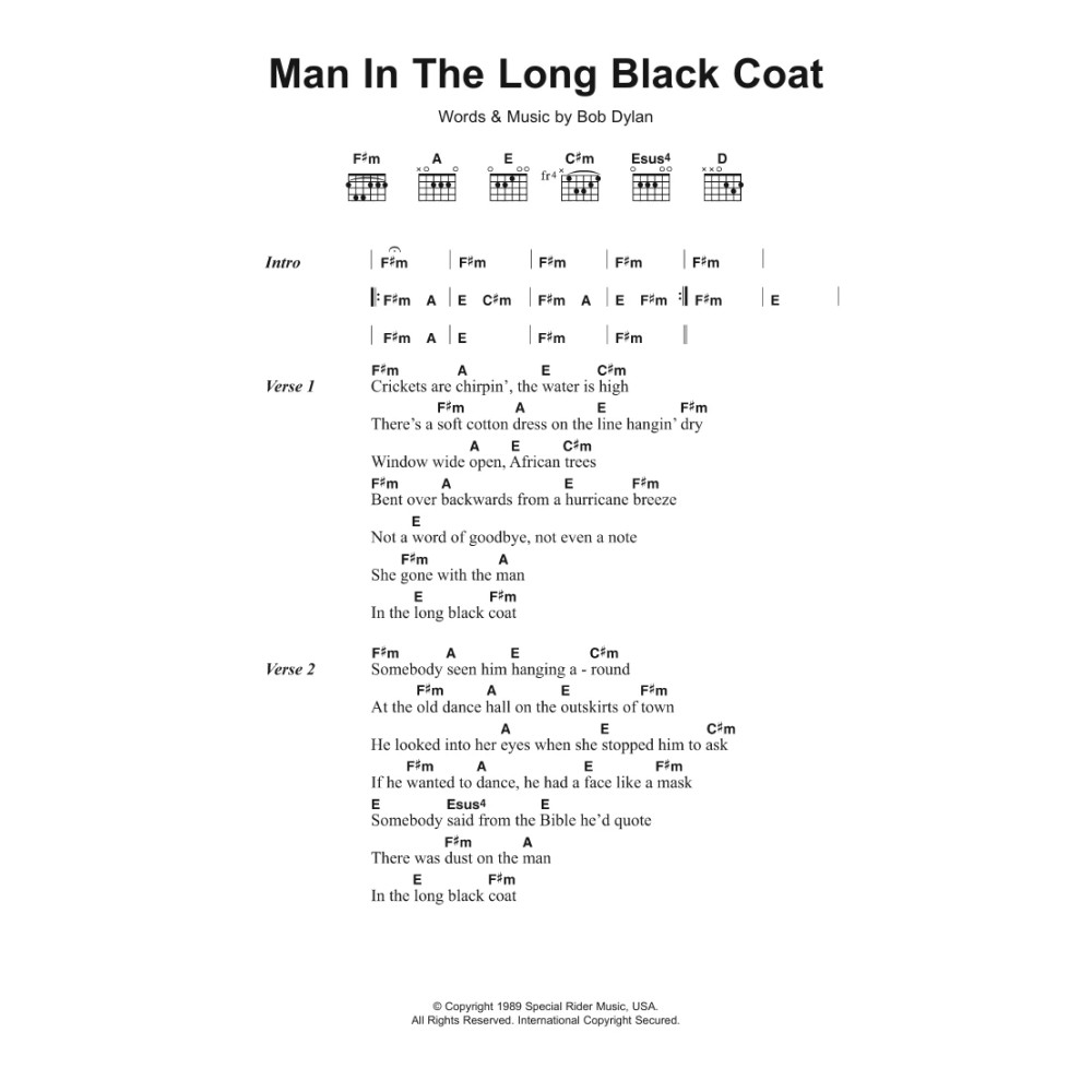 Man In The Long Black Coat